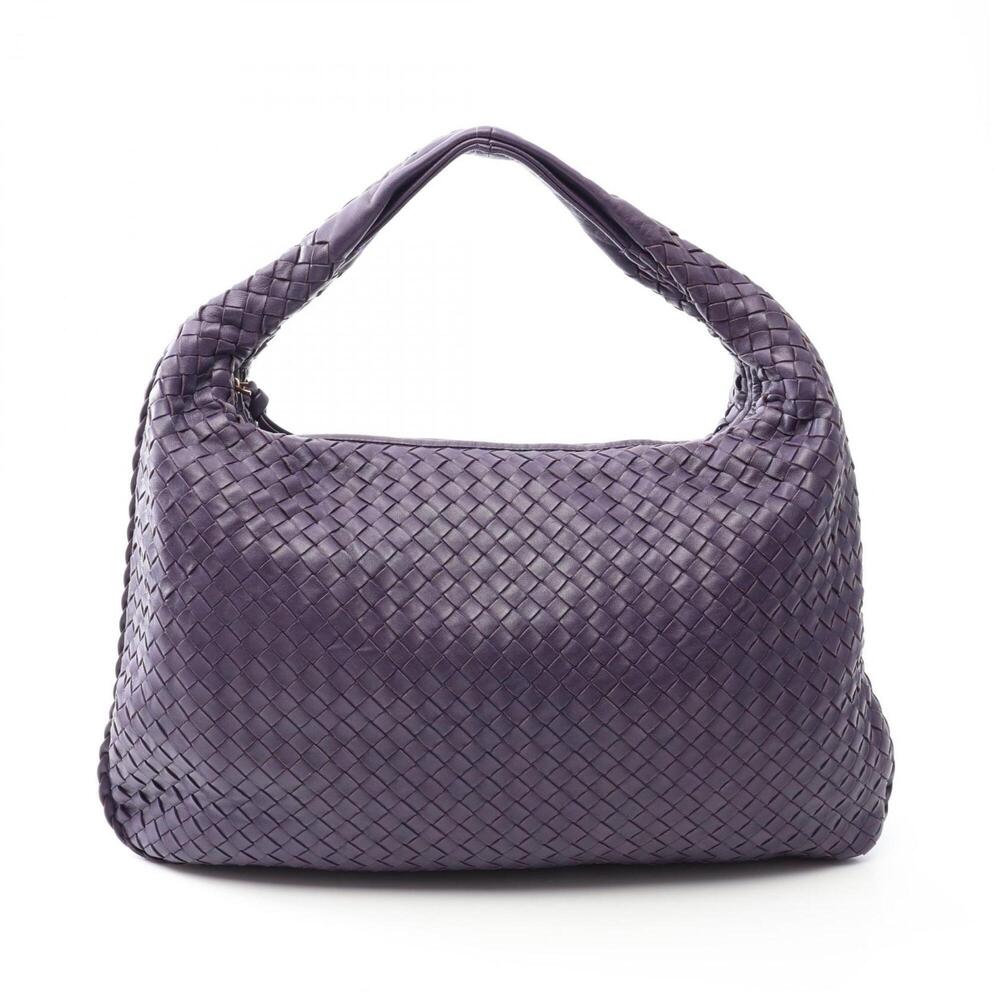 Bottega Veneta Intrecciato Shoulder Bag/Handbag, Leather, Women's, Purple, 11...